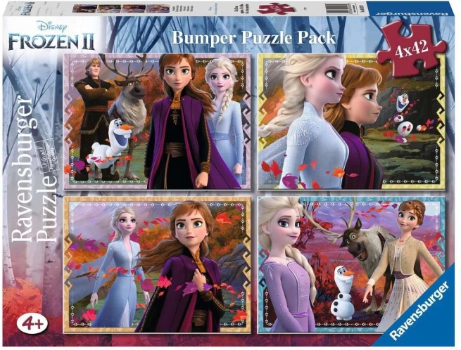 Puzzle Kraina Lodu 2: Przeznaczenie czeka 4 x 42 elementy