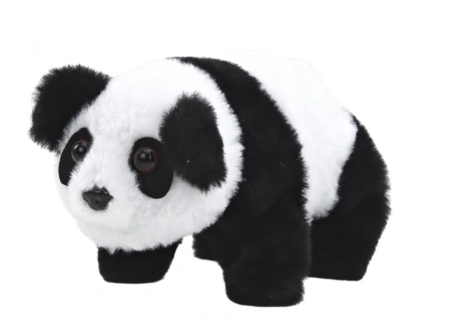 Pluszowa interaktywna panda w kolorze Transporter Pink Blue