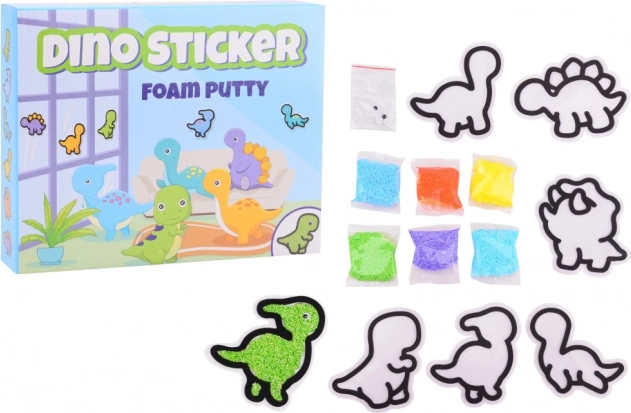 Wytwarzanie piankowych naklejek Dino