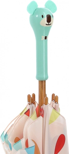 Lakowana drewniana rączka w kształcie koali