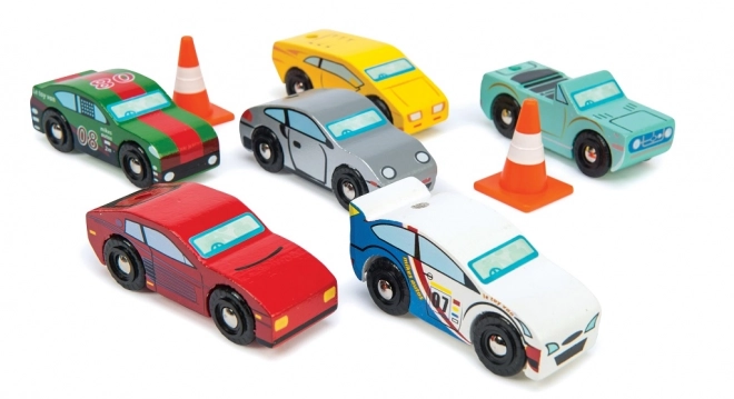 Zestaw drewnianych samochodzików Monte Carlo Sports Cars