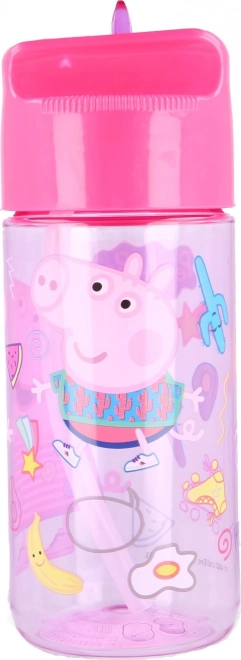 STOR Butelka na napoje Tritan Świnka Peppa 430 ml