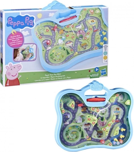 Magnetyczny labirynt z motywem Peppy Pig dla dzieci