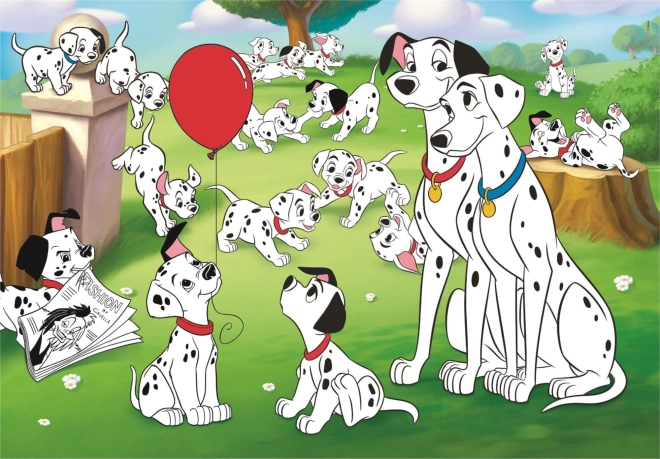 Puzzle CLEMENTONI Disney 101 dalmatyńczyków MAXI 24 elementy