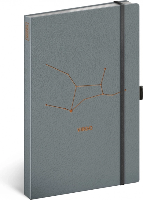 Notes Zodiak Panna, w linie 13 × 21 cm