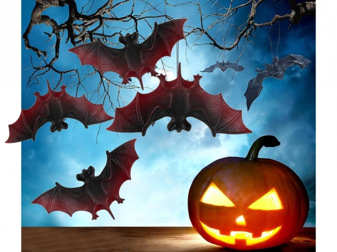 Dekoracja halloweenowa z nietoperzami zestaw