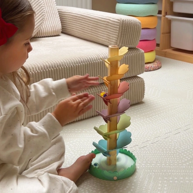 Drewniana kulodrom Duha Montessori WOOPIE GREEN