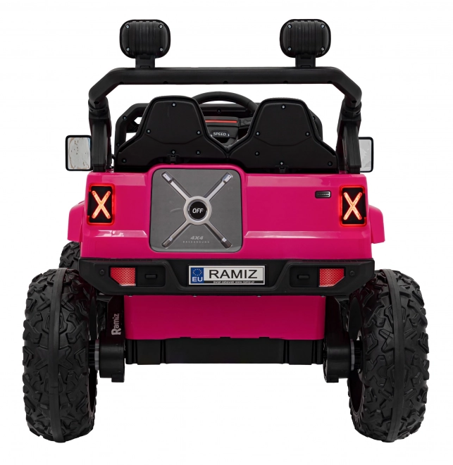 Off Road różowy dziecięcy samochód elektryczny