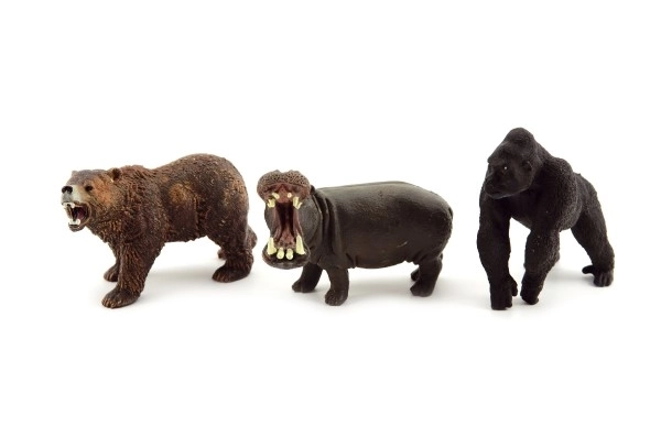 Zwierzątka safari ZOO plastik 10cm mix gatunków - 1 szt.