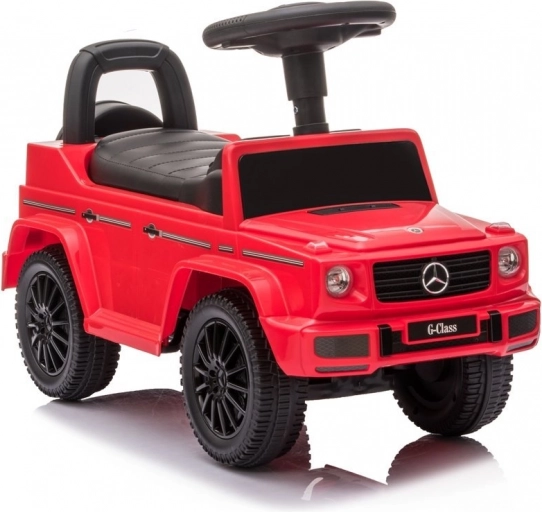 Jeździk MERCEDES G‑Class, czerwony, dźwięki klaksonu i silnika