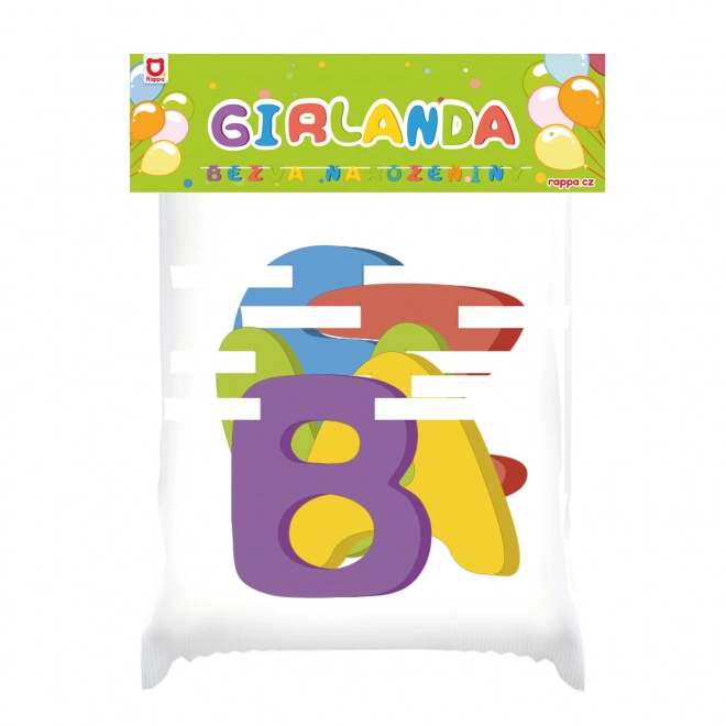 Papierowa girlanda Super Urodziny