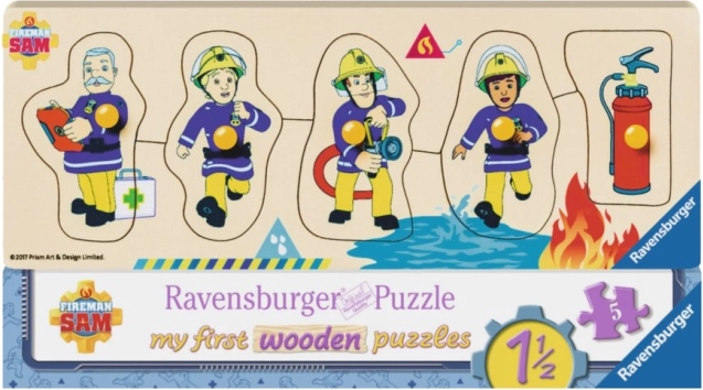 Drewniana układanka Strażak Sam i przyjaciele Ravensburger