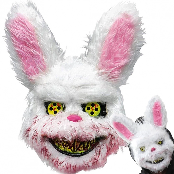 Halloweenowa maska Królik przerażające stworzenie