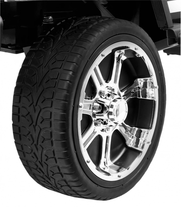 Czerwone dziecięce elektryczne auto Raptor Drifter z napędem 4x4