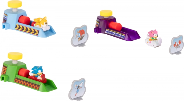 Sonic Go Go Racers zestaw mini wyrzutnia