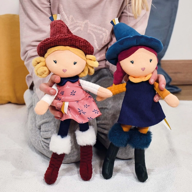 Doudou Jolijou Lalki materiałowe czarownice 24 cm