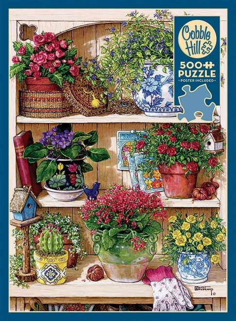 Puzzle Kwiatowa Szafka 500 elementów Cobb Hill
