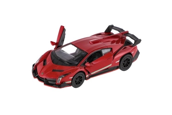 Auto Kinsmart Lamborghini Veneno metal/plastik 13cm z funkcją cofania