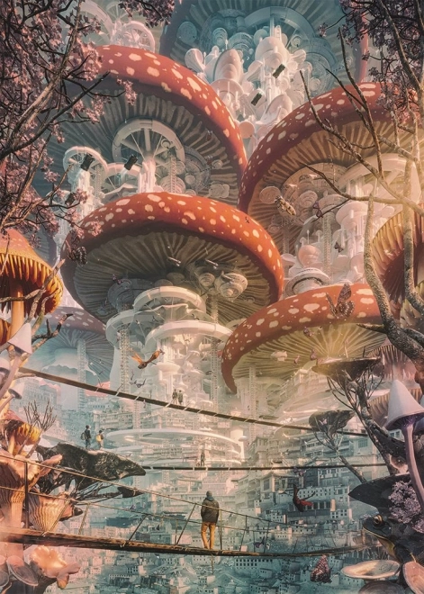 Puzzle Future Cities: Kraina grzybów 1000 elementów