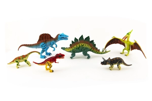 Zestaw Ruchomych Dinozaurów 6 szt.