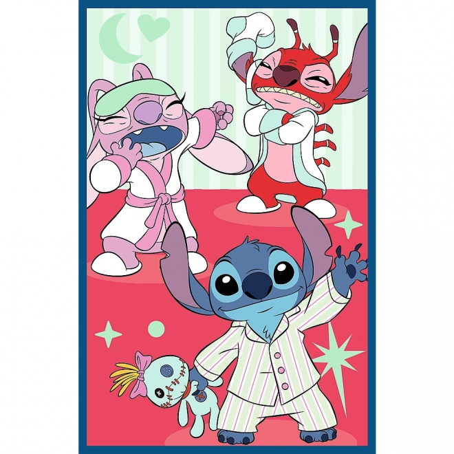 Puzzle Lilo & Stitch: Trzy Puzzle w Jednym - Stitch 3x80 Kawałków