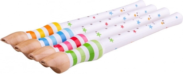 Drewniana fletnia dla dzieci zielona - Bigjigs Toys