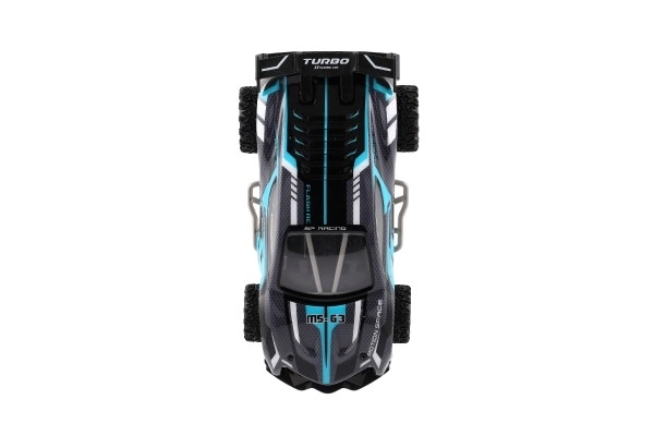RC sportowy samochód 2,4GHz szaro-turkusowy 20cm – Szaro-turkusowe