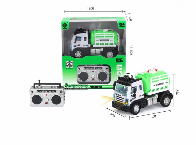 Mini wóz spryskujący R/C 1:64