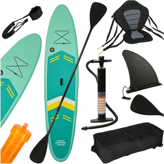Paddleboard dmuchany 350 cm z wyposażeniem i siedzeniem