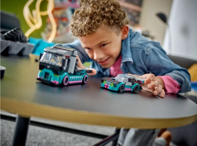 LEGO® City 60406 Ciężarówka z samochodem wyścigowym