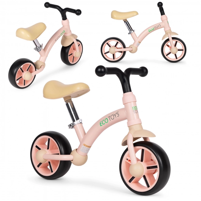 Dziecięcy jeździk ECO TOYS różowy