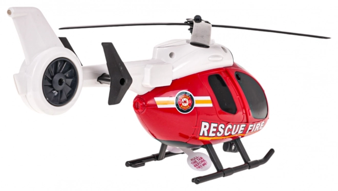 Zestaw helikopter + wóz strażacki