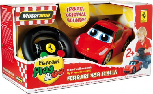 Dziecięce auto RC Ferrari 458 Italia z oryginalnymi dźwiękami
