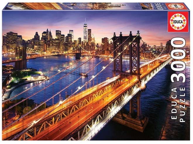 EDUCA Puzzle Zmierzch na Manhattanie 3000 elementów