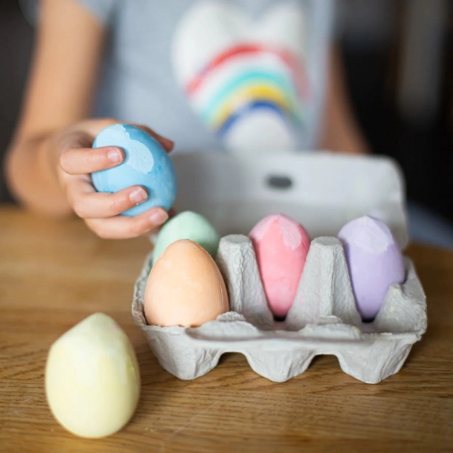 Zestaw kredy pastelowej w kształcie jajek od Bigjigs Toys
