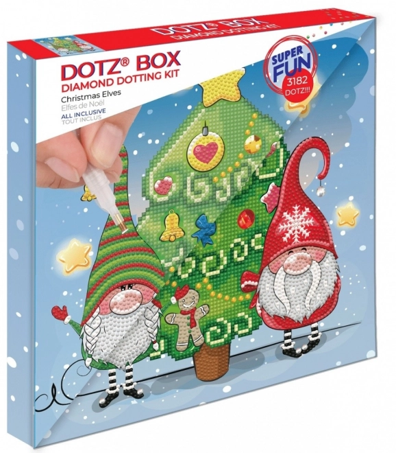 Zestaw Diamond Dotz Świąteczne elfy