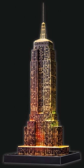 RAVENSBURGER Świecąca 3D układanka Edycja Nocna Empire State Building 216 elementów