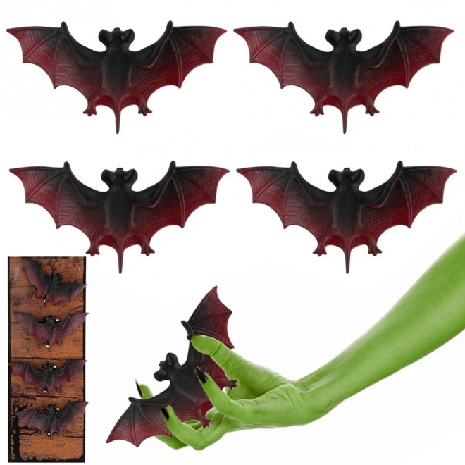 Dekoracja halloweenowa z nietoperzami zestaw