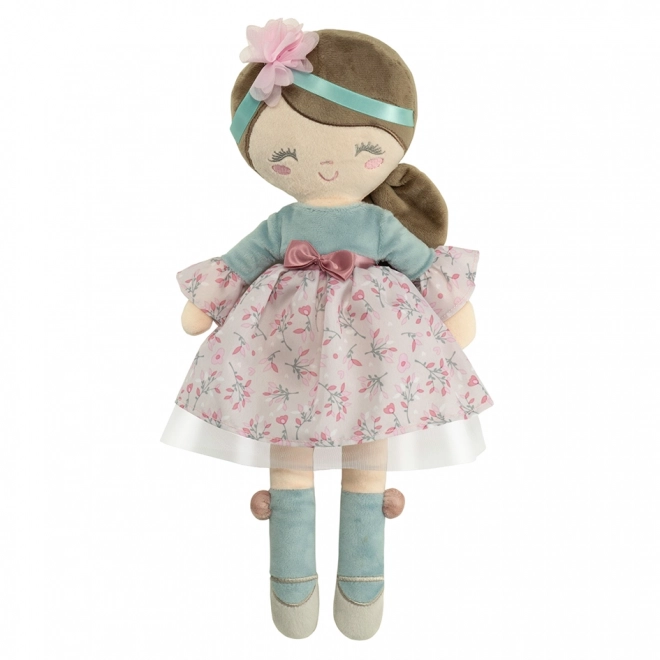DeCuevas 20045 Pluszowa lalka PROVENZA - 36 cm z kołyską