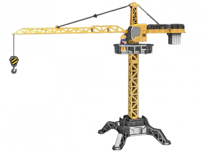 Żółty żuraw budowlany 95 cm