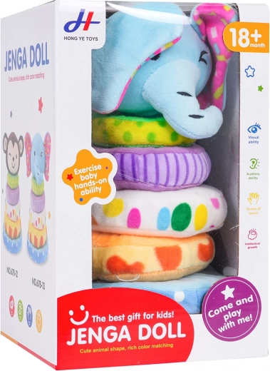 Zabawna piszczałka w głowie słonia