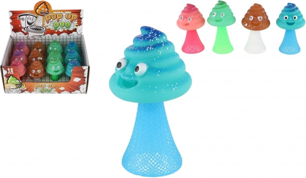 Wyskakujące plastikowe kupko hip hop 9 cm – zabawna fidget zabawka