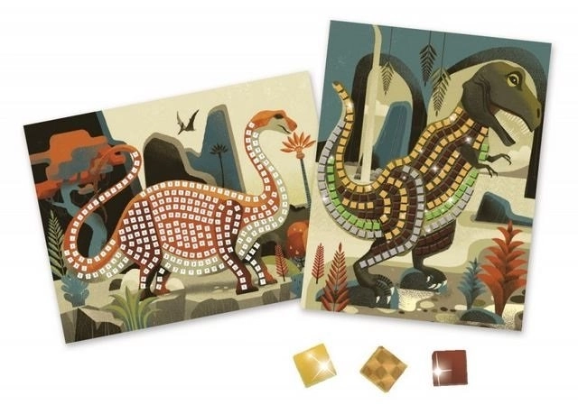 Mozaikowe obrazki Dinozaury od Djeco