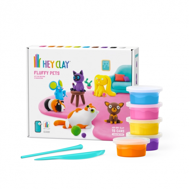 Masa plastyczna Hey Clay urocze zwierzątka