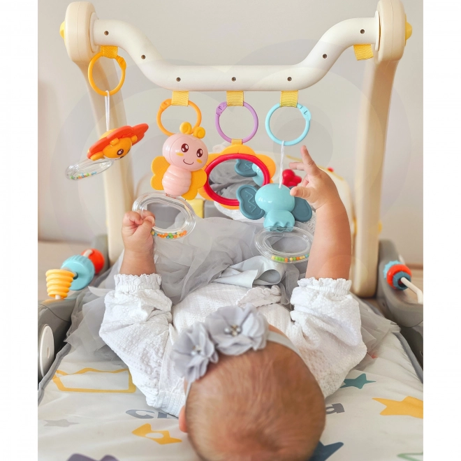 Podkładka edukacyjna i chodzik Woopie Baby 2w1