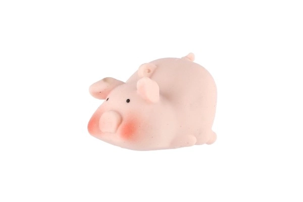 Świnka/prasatko antystresowe do ściskania silikon 6cm 4 rodzaje 24szt w pudełku