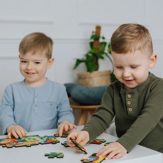 Drewniane puzzle Wesoły CoComelon 24 elementów