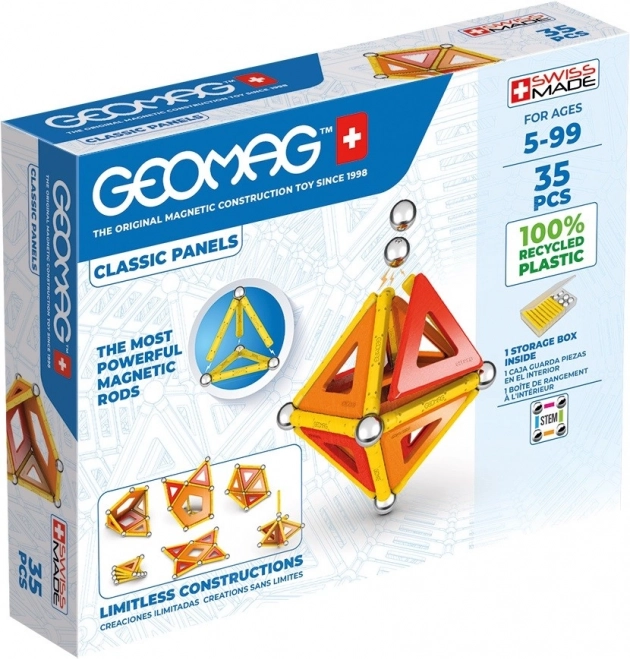 GEOMAG magnetyczna konstrukcyjna classic panels 35 elementów