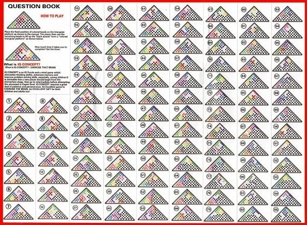 Logiczna gra trening mózgu IQ Puzzle
