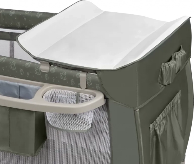 Łóżeczko turystyczne Lionelo Sven Plus Beige Olive